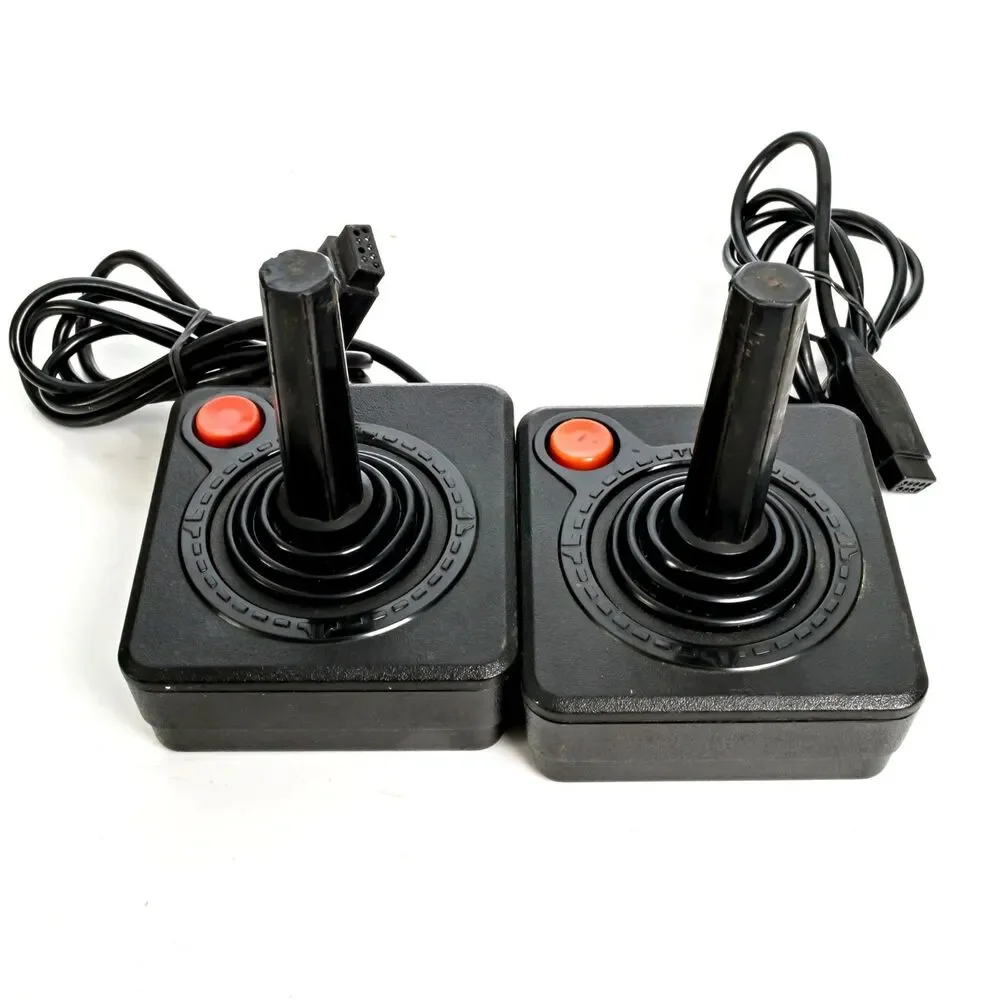 Atari 2600 CX40 Joystick Controller Lot Vintage Gaming OEM Authentic 2 Sticks
